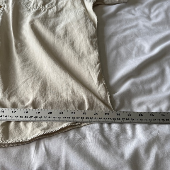 G.H. Bass & Co. Men's Short Sleeve Outdoor Button Up Shirt 2XL‎ Fishing Pockets - Picture 11 of 12